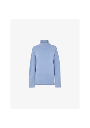 Womens Whistles Roll-Neck Knitted Wool-Blend Jumper