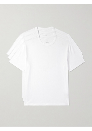 Officine Générale - Three-Pack Organic Cotton-Jersey T-Shirts - Men - White - XXS