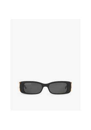 Womens Balenciaga Bb0096S Square-Frame Acetate Sunglasses