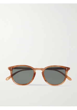Garrett Leight California Optical - Kinney Round-Frame Acetate Polarised Sunglasses - Men - Brown