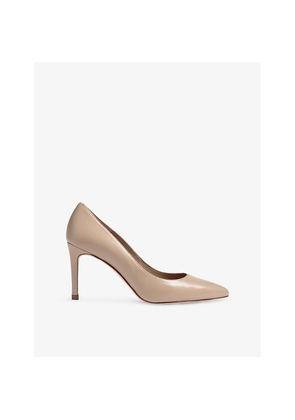 Womens LK Bennett Floret Pointed Patent Leather Court Shoes