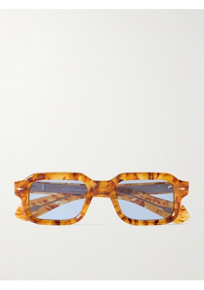 Jacques Marie Mage - Sandro Rectangular-Frame Tortoiseshell Acetate Sunglasses - Men - Brown