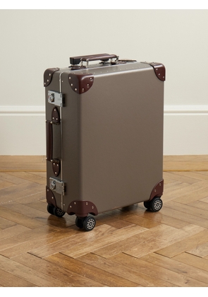 Globe-Trotter - Metropolis Leather-Trimmed Carry-On Suitcase - Men - Brown