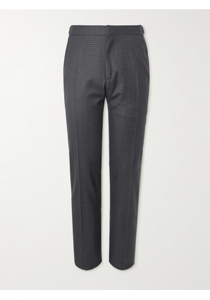 TOM FORD - Dyllan Checked Wool Suit Trousers - Men - Gray - IT 46