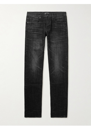 TOM FORD - Slim-Fit Selvedge Jeans - Men - Black - UK/US 30