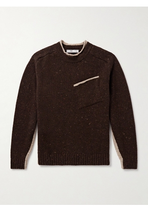 Inis Meáin - Donegal Merino Wool and Cashmere-Blend Sweater - Men - Brown - S