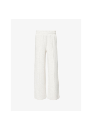 Womens Varley The Wide Leg 28 High-Rise Stretch-Jersey Trousers