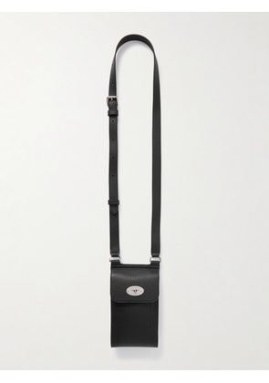 Mulberry - Mini Antony Full-Grain Leather Pouch - Men - Black