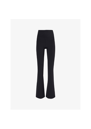 Womens Lululemon Groove Flared-Leg Regular Stretch-Woven Trousers