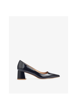 Womens LK Bennett Sloane Pointed-Toe Patent-Leather Heeled Courts