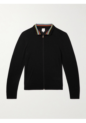 Paul Smith - Merino Wool Zip-Up Cardigan - Men - Black - S