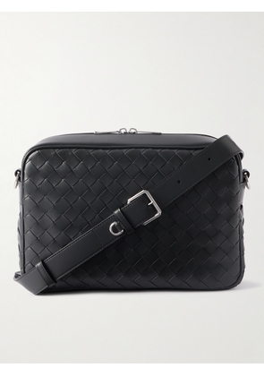 Bottega Veneta - Intrecciato Leather Camera Bag - Men - Black