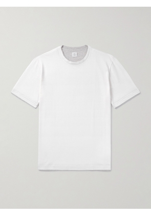 Eleventy - Giza Cotton-Jersey T-Shirt - Men - White - XS