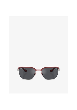 Ray-Ban Rayban x Scuderia Ferrari Branded Metal Sunglasses