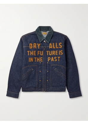 Human Made - Embroidered Denim Jacket - Men - Blue - S
