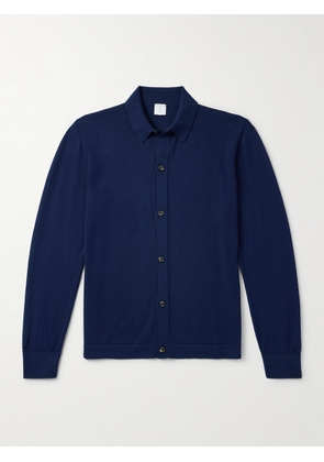 Eleventy - Slim-Fit Wool Cardigan - Men - Blue - S