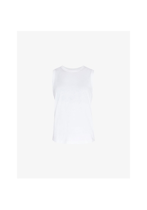 Womens Sweaty Betty Essential Sleeveless Cotton-Jersey Vest Top