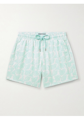 Vilebrequin - Moorise Straight-Leg Mid-Length Printed Swim Shorts - Men - Blue - S