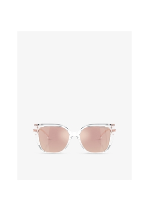 Michael Kors Mk2231U St. Barths Square-Frame Injected Sunglasses
