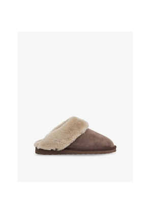 Womens Whistles Emilia Cuff Sheepskin Slippers