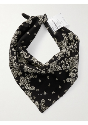 Satisfy - Paisley-Print FuzzFleece™ AD Bandana - Men - Black