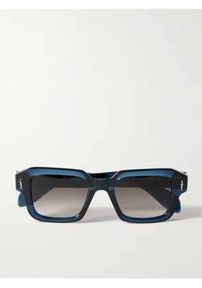 Cutler and Gross - The Great Frog Square-Frame Acetate and Silver-Tone Sunglasses - Men - Blue