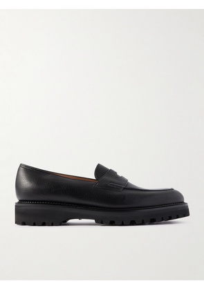 John Lobb - Lopez New Standard Leather Penny Loafers - Men - Black - UK 6
