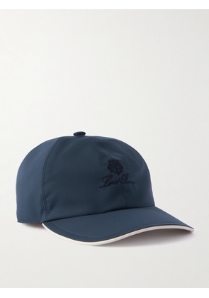 Loro Piana - Logo-Embroidered Storm System® Shell Baseball Cap - Men - Blue - S
