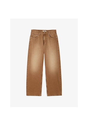 Mens Sandro Faded Baggy Denim Jeans