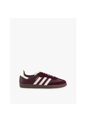 Womens Adidas Samba OG Leather Low-Top Trainers