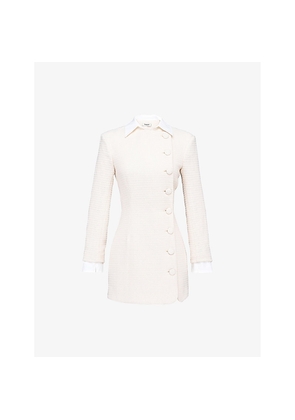 Womens House of CB Leoni Boucle Tweed Mini Dress