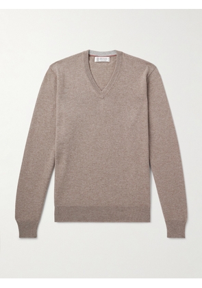 Brunello Cucinelli - Cashmere Sweater - Men - Neutrals - IT 46