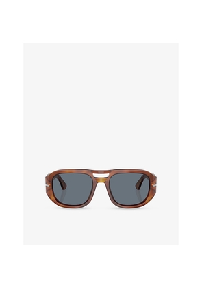 Persol Po3373S Vincent Pilot-Frame Acetate Sunglasses