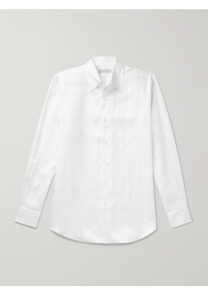Saman Amel - Linen Shirt - Men - White - EU 40