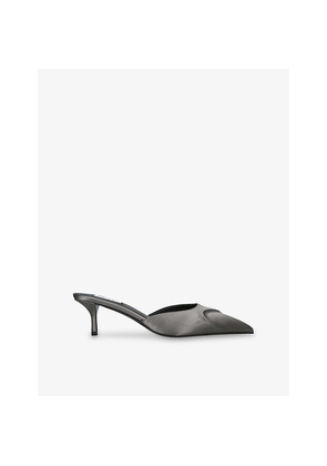 Womens Azzedine Alaia Pointed-Toe 55 Satin Mules