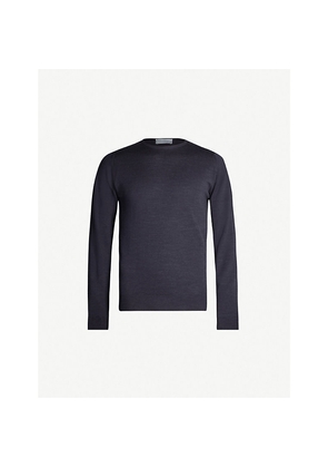 Mens John Smedley Lundy Crewneck Wool Jumper