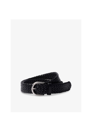 Mens Prada Braided Leather Belt