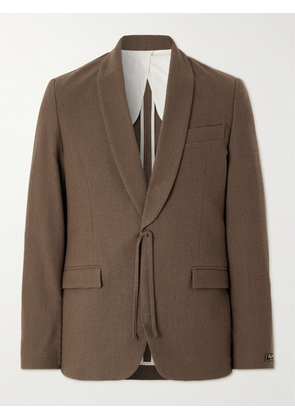 A Kind Of Guise - Shinji Textured-Woven Suit Jacket - Men - Brown - IT 46