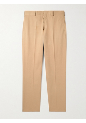 Paul Smith - Straight-Leg Cotton-Blend Twill Trousers - Men - Brown - UK/US 30