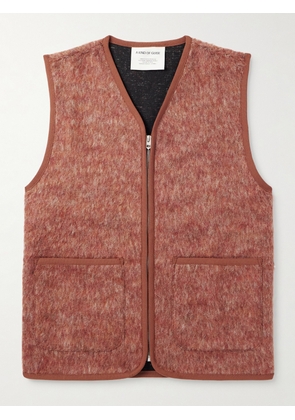 A Kind Of Guise - Valur Brushed Virgin Wool-Blend Gilet - Men - Brown - XS