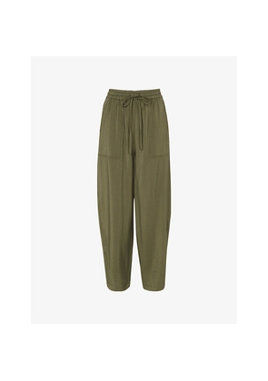 Womens Whistles Madison Relaxed-Fit Woven Trousers