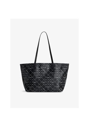 Womens Zadig&Voltaire Z Shopper Monogram Coated-Canvas Tote Bag
