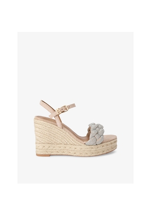 Womens KG Kurt Geiger Sadie Woven Wedge Sandals