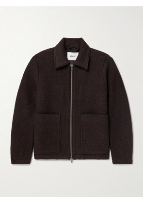 NN07 - Gael 8267 Brushed Wool-Blend Jacket - Men - Brown - S