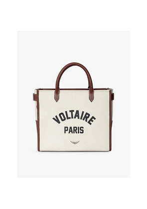 Womens Zadig&Voltaire Angel Voltaire Canvas and Leather Tote Bag