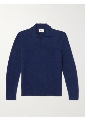 NN07 - Hope 6683 Recycled-Wool Blend Polo Sweater - Men - Blue - S