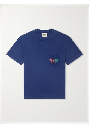 Gallery Dept. - Boardwalk Logo-Print Cotton-Jersey T-Shirt - Men - Blue - XS
