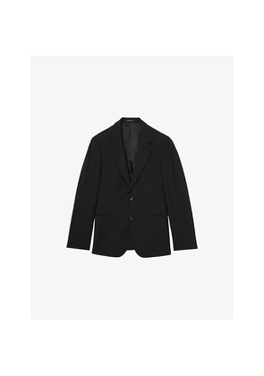 Mens Reiss Promise Slim-Fit Stretch Wool-Blend Blazer