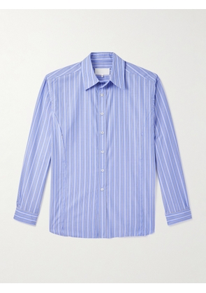 Maison Margiela - Striped Cotton Shirt - Men - Blue - EU 39