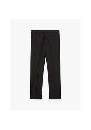Mens Reiss Promise Slim-Fit Wool-Blend Trousers